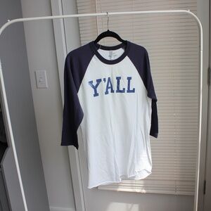 KY for KY Y'ALL Baseball Raglan Tee | Size M
